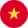 Circular flag of Vietnam